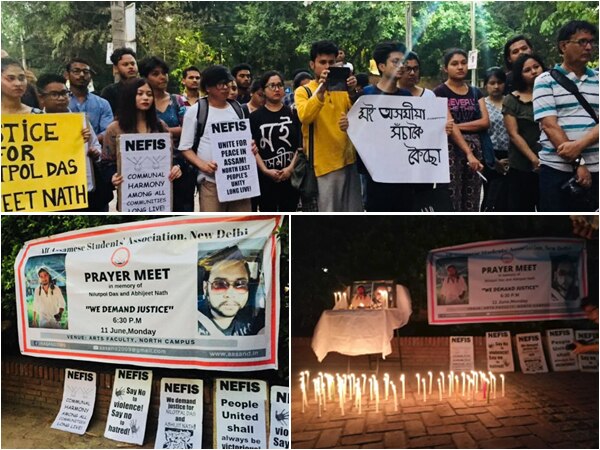 Assamese students body holds prayer meet for lynched youth Assamese students body holds prayer meet for lynched youth