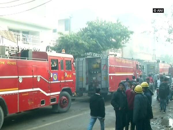Delhi: Fire in shoe factory under control Delhi: Fire in shoe factory under control
