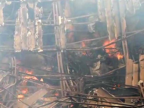 Fire breaks out in Mumbai's RK Studio, no injuries reported Fire breaks out in Mumbai's RK Studio, no injuries reported