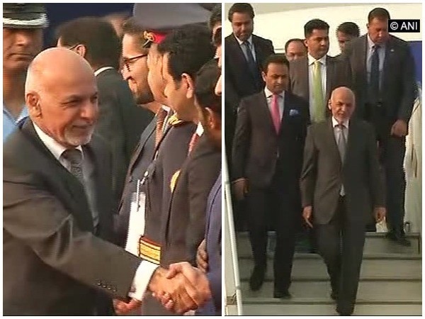 Afghan President Ghani arrives in Delhi Afghan President Ghani arrives in Delhi