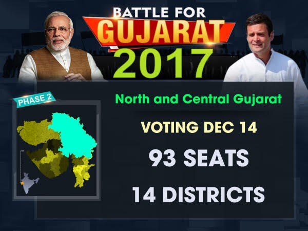 Voting for second-phase of Gujarat polls begins Voting for second-phase of Gujarat polls begins