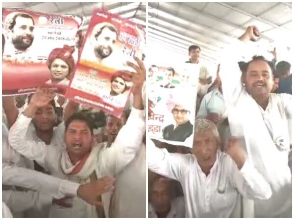 Tanwar, Hooda supporters show 'aakrosh' against each other at Jan Aakrosh rally Tanwar, Hooda supporters show 'aakrosh' against each other at Jan Aakrosh rally