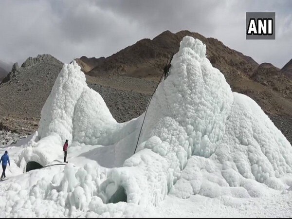 Ice stupa of Ladakh solving water crisis Ice stupa of Ladakh solving water crisis