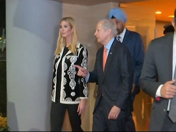 Ivanka Trump reaches Hyderabad ahead of GES Ivanka Trump reaches Hyderabad ahead of GES