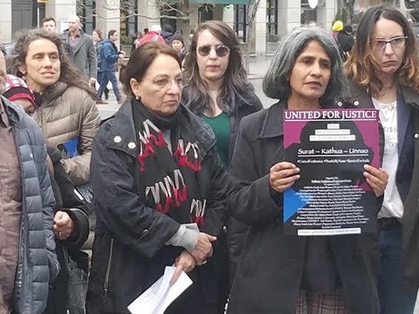 People in NY hold 'Justice Rally' to extend support to rape victims in India People in NY hold 'Justice Rally' to extend support to rape victims in India