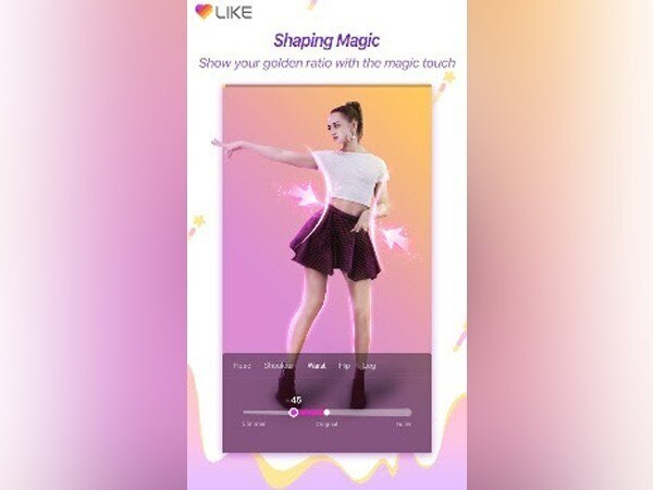 LIKE app pioneers AR body shaping feature 'Shaping Magic' LIKE app pioneers AR body shaping feature 'Shaping Magic'