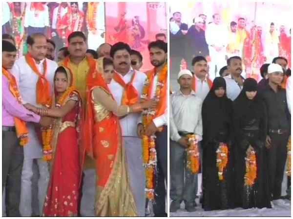 42 couples exchange marriage vows in Aligarh mass marriage 42 couples exchange marriage vows in Aligarh mass marriage