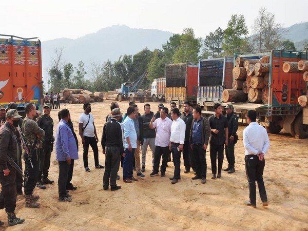 Manipur Minister launches drive against illegal timber business Manipur Minister launches drive against illegal timber business