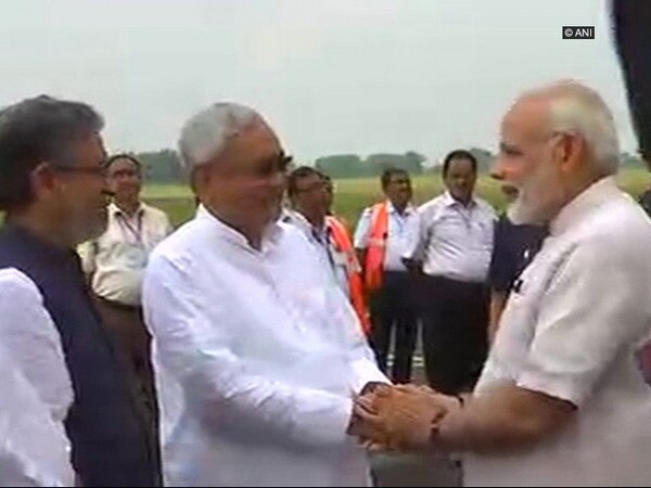 Bihar floods: PM Modi reaches Purnia, will inspect situation with CM Nitish Kumar Bihar floods: PM Modi reaches Purnia, will inspect situation with CM Nitish Kumar