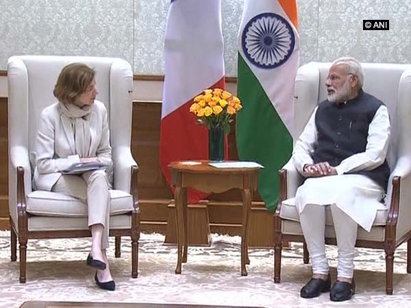 PM Modi meets Florence Parly in Delhi PM Modi meets Florence Parly in Delhi