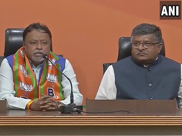 Former TMC leader Mukul Roy joins BJP  Former TMC leader Mukul Roy joins BJP