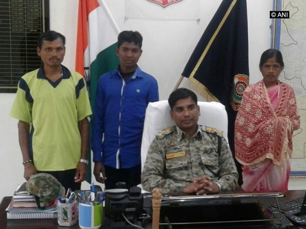 Three Naxals surrender in Chhattisgarh Three Naxals surrender in Chhattisgarh