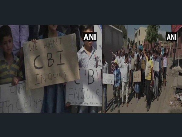 People protest in Jammu, demand CBI inquiry in Kathua rape case People protest in Jammu, demand CBI inquiry in Kathua rape case