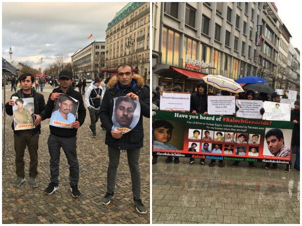 Anti-Pakistan protests in Germany against abduction of Baloch activists