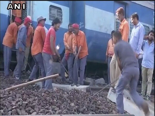 Muzaffarnagar train derailment: Restoration in full swing, rail route to be cleared by evening  Muzaffarnagar train derailment: Restoration in full swing, rail route to be cleared by evening