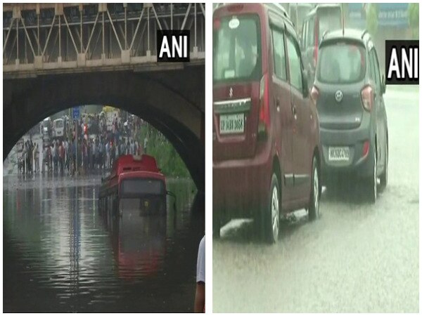 Delhi-NCR witness heavy rains, causing water-logging, traffic snarls Delhi-NCR witness heavy rains, causing water-logging, traffic snarls