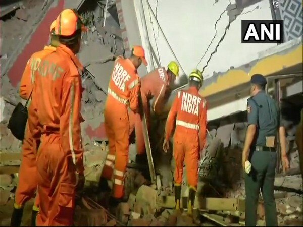 Greater Noida buildings collapse: Rescue operations underway Greater Noida buildings collapse: Rescue operations underway