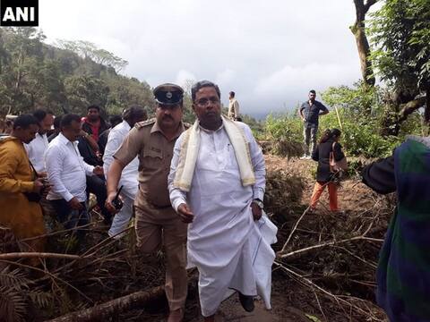 Siddharamaiah demands relief funds for Kodagu from PM Modi Siddharamaiah demands relief funds for Kodagu from PM Modi