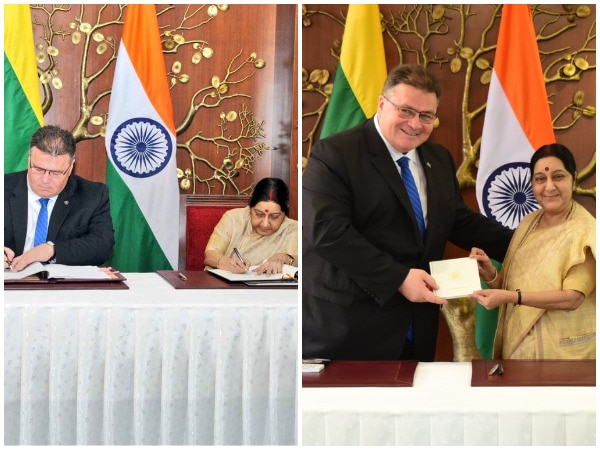 India, Lithuania sign extradition treaty  India, Lithuania sign extradition treaty