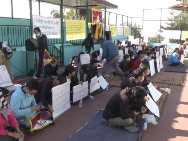 Exiled Tibetans protest sacking of Dalai Lama's US rep Penpa Tsering Exiled Tibetans protest sacking of Dalai Lama's US rep Penpa Tsering