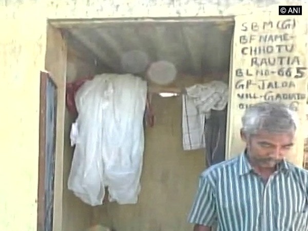 Odisha man turns Swachh toilet into home Odisha man turns Swachh toilet into home