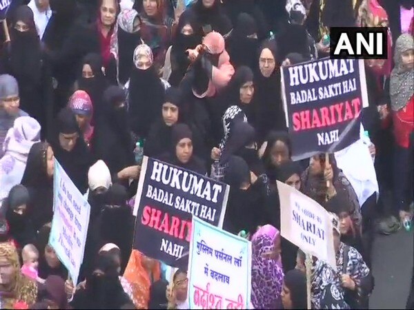 Muslim women take to Pune streets against Triple Talaq bill Muslim women take to Pune streets against Triple Talaq bill