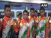 U-17 football team returns home after becoming champion at SOAG