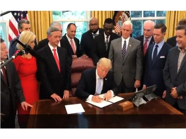 Prez Trump declares Sept 3 as 'National Day of Prayer' for Hurricane Harvey victims Prez Trump declares Sept 3 as 'National Day of Prayer' for Hurricane Harvey victims