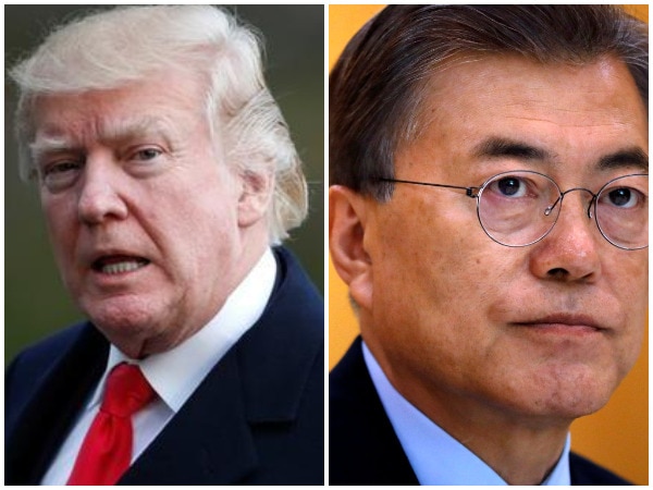 Trump discusses 'alliance response' to N Korea with Moon Jae-in Trump discusses 'alliance response' to N Korea with Moon Jae-in