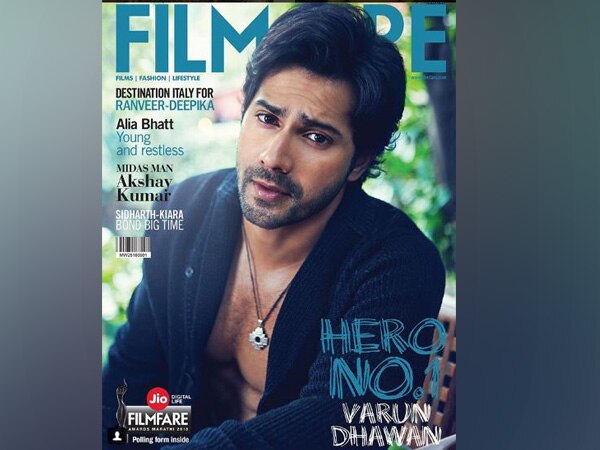 'Hero No. 1' Varun poses for mag cover 'Hero No. 1' Varun poses for mag cover