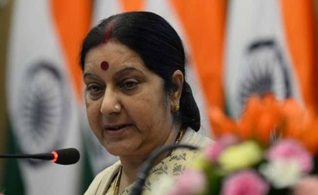 Sushma Swaraj admitted to AIIMS after chest pain Sushma Swaraj admitted to AIIMS after chest pain