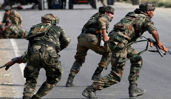 Gunfight on in Kashmir's Pulwama Gunfight on in Kashmir's Pulwama