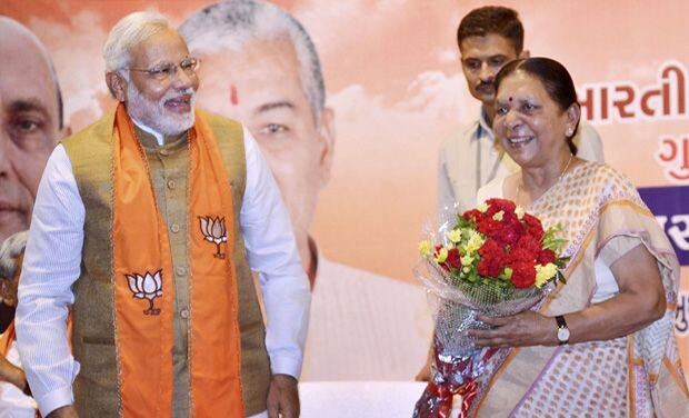 Patel had succeeded Narendra Modi in 2014 to become the first woman Chief Minister of the state. (Photo: PTI)