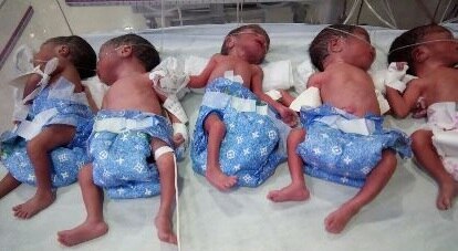 Unusual but true: Woman gives birth to quintuplets Unusual but true: Woman gives birth to quintuplets