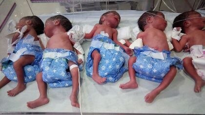 Quintuplets: Woman gives birth to 5 babies, all healthy Quintuplets: Woman gives birth to 5 babies, all healthy