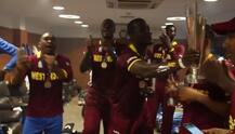 VIDEO: Watch West Indies dressing room celebrations after winning World T20