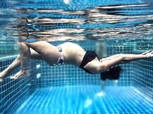 Pregnant TV actress flaunts her baby bump in most unique way!