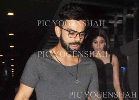 In Pic: Virat and Anushka spotted after dining in Bandra In Pic: Virat and Anushka spotted after dining in Bandra