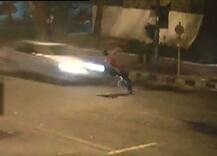 Mercedes hit & run case: Watch speeding Mercedes hits man in Delhi