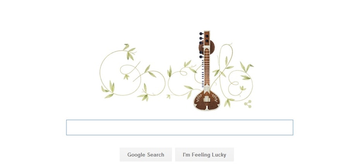 Google pays tribute to Ravi Shankar Google pays tribute to Ravi Shankar