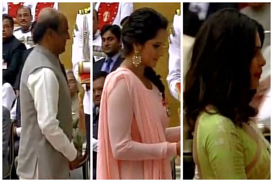Rajinikanth, Priyanka, Sania Mirza conferred with Padma awards Rajinikanth, Priyanka, Sania Mirza conferred with Padma awards