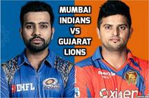 MUMBAI INDIANS (MI) vs GUJARAT LIONS (GL) LIVE SCORES IPL 2016 MUMBAI