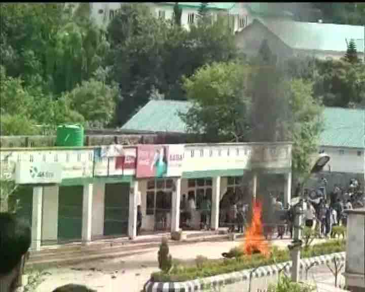 J&K: Clashes at BGSB university in Rajouri, 4 vehicles torched