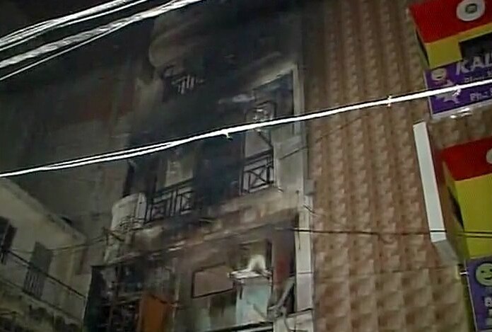 Delhi: Six killed, 34 injured in fire after gas cylinder explosions Delhi: Six killed, 34 injured in fire after gas cylinder explosions