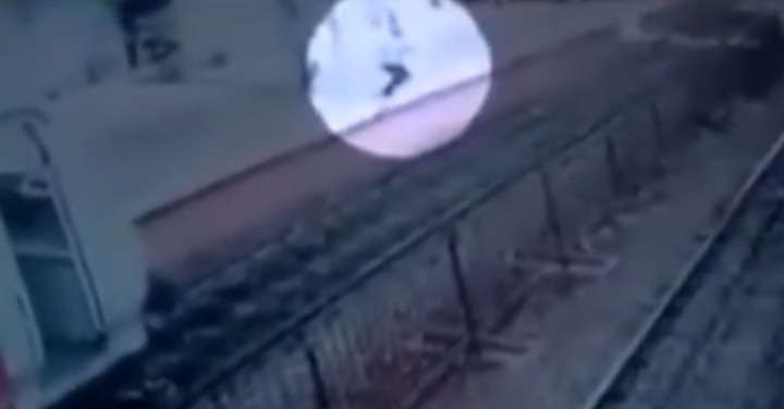 CCTV Video: Man kills self by jumping before running local train in Mumbai CCTV Video: Man kills self by jumping before running local train in Mumbai