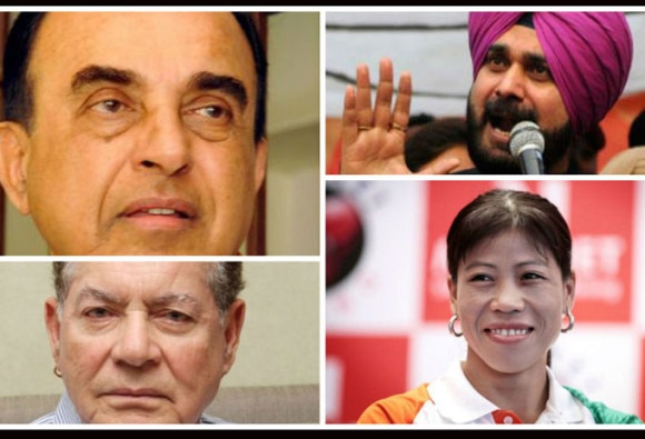 Subramanian Swamy, Navjot Sidhu, Mary Kom, Salim Khan, all set for Rajya Sabha Subramanian Swamy, Navjot Sidhu, Mary Kom, Salim Khan, all set for Rajya Sabha