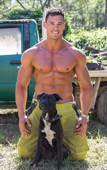 For Noble Cause: Firefighters Posing With Rescue Puppies For Charity Are Hard To Ignore