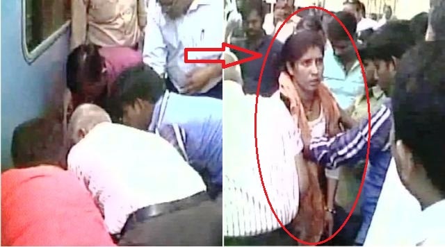 Mishap averted: Woman falls in gap between train & platform in Gwalior, rescued on time Mishap averted: Woman falls in gap between train & platform in Gwalior, rescued on time
