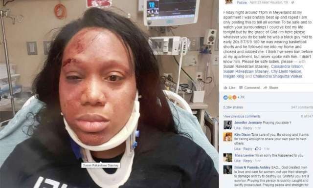 This Houston woman gets raped, has a message for all women in this viral video This Houston woman gets raped, has a message for all women in this viral video