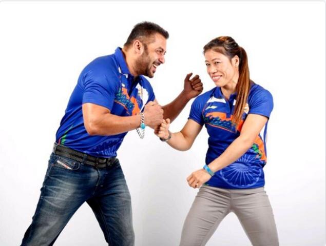 Mary Kom brings winning attitude to all her work: Salman Khan Mary Kom brings winning attitude to all her work: Salman Khan